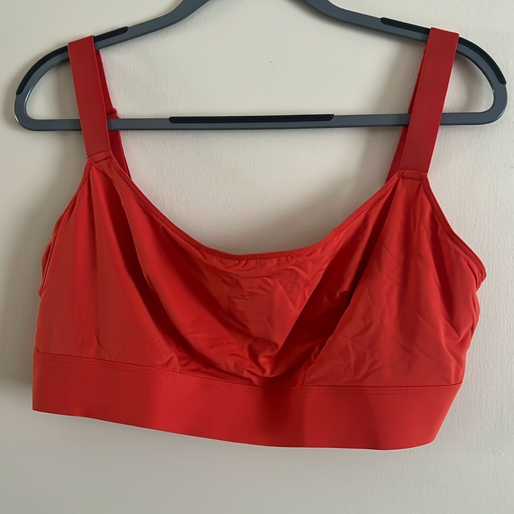 Parade Scoop Bralette Size 3 (3X), Never Worn, Paprika (subtle orange-ish red)